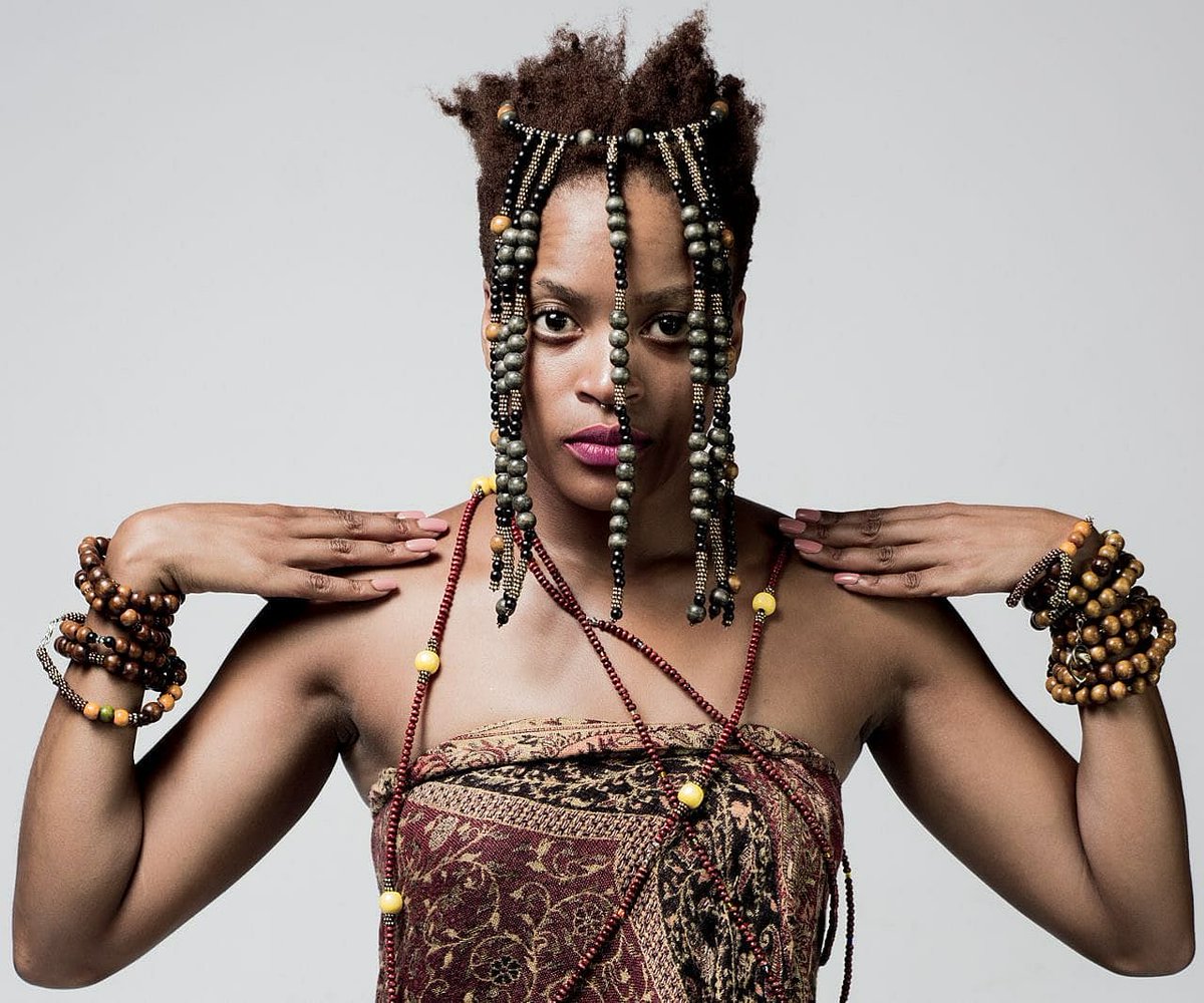 evol_works's tweet photo. ADORNED, MAGICK, CURRENCY.

Beadwork pieces are mostly chokers (used as bracelets) &amp; a Dream Catcher (head piece). Dream Catchers are our standard statement pieces &amp; the concept originate from the Native American Dream Catcher which was used for protection.
📸: @rolem_mvubu https://t.co/pKjZOEHV57