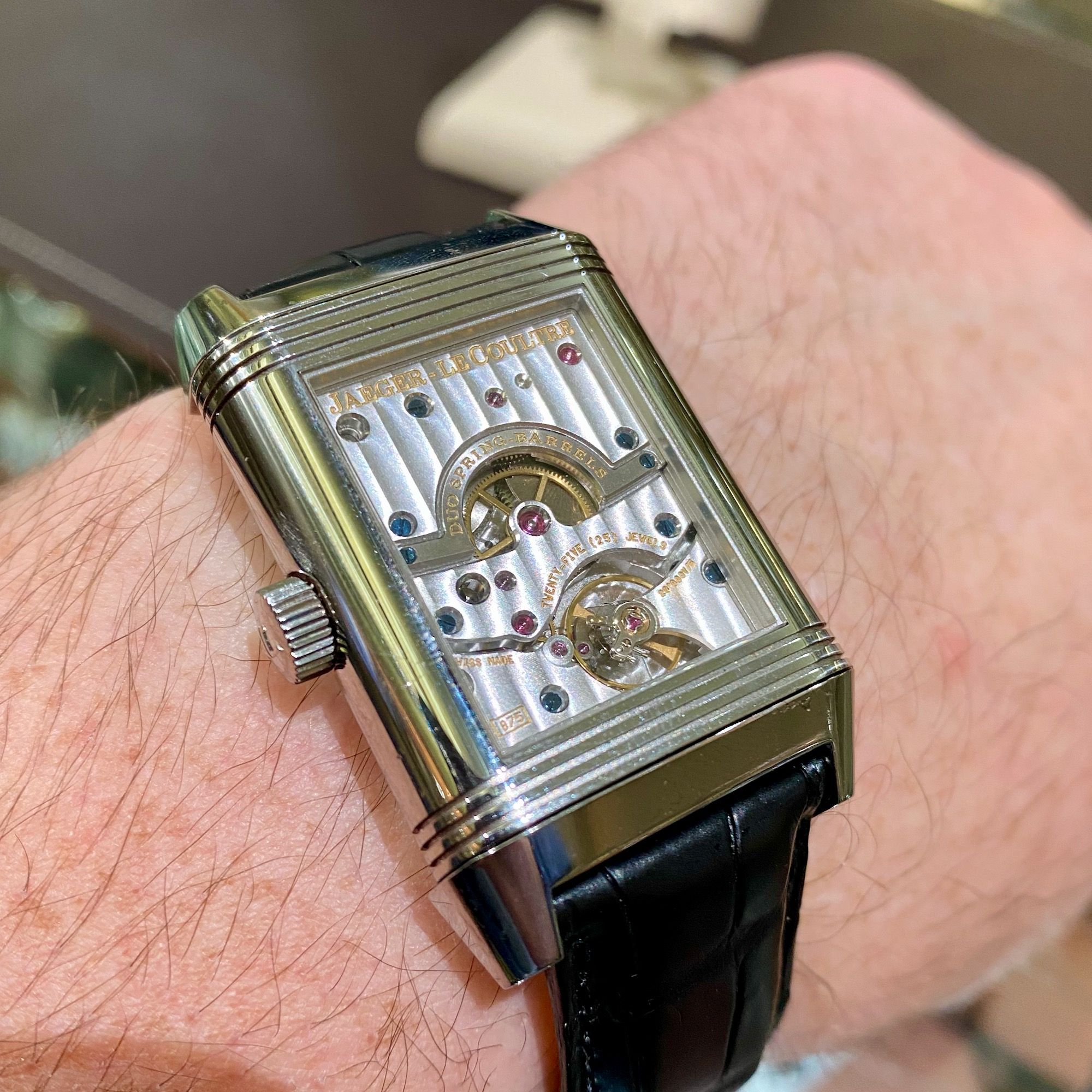Grail Watch on X Cal. 875 in the Jaeger LeCoultre Reverso Grande Date 8 Days is a technical tour de force and links back to the historic JLC movements CalibreTuesday https t FeLB3j9Bsr X