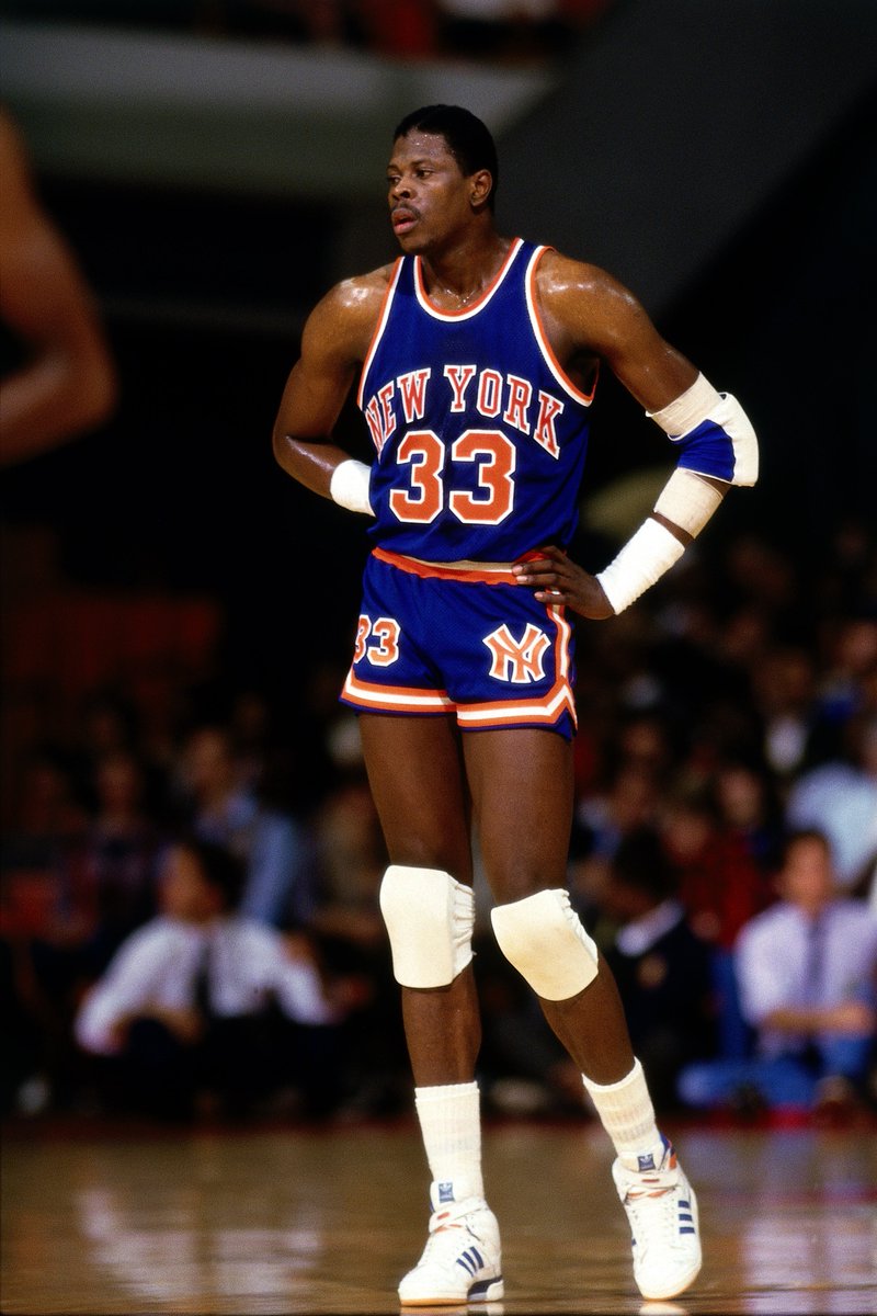 1986 ROTY - Patrick Ewing.1986 ROTY Stats: 20pts, 9rbd, 2ast, 1.1stl, 2.1blk. 47.4 FG%, 00 3P%, 73.9 FT%.He'd be an MVP, DPOY, and Finals MVP winner in any other era. But that's what happens when you're next to MJ and Hakeem in your prime.