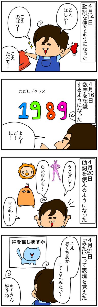 2歳2ヶ月の男児の記録 