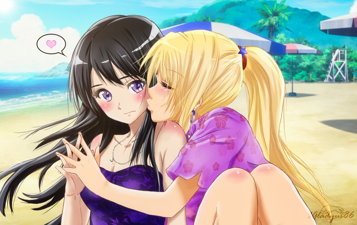 Gladyus86 アリ Mei X Yuzu In Hibike Euphonium Style I Watched It And Was Like Well Reina Looks Like Mei Lets Push Yuzu In It Too Citrus