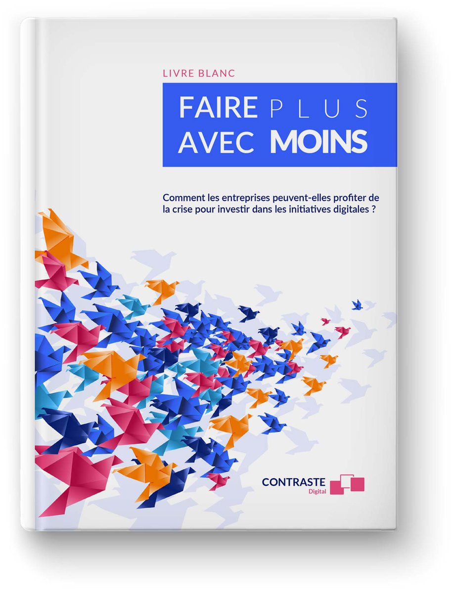 "Comment les entreprises peuvent-elles profiter de la crise pour investir dans les initiatives digitales ?" - Notre membre et partenaire web Contraste Digital publie un Livre Blanc #digitalisation sous l'angle de la crise: faire plus avec moins... ➡️ ow.ly/taHq50Af9uQ