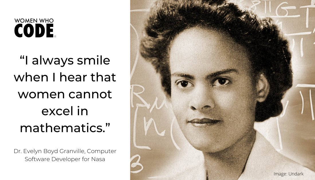 📚. Dr. Evelyn Boyd Granville was the second African-American woman to receive a Ph.D. in mathematics!
#womeninstem #amplifyblackvoices