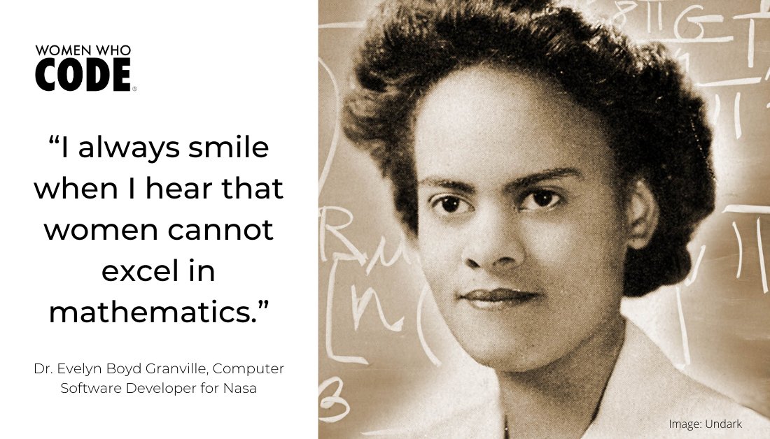 📚. Dr. Evelyn Boyd Granville was the second African-American woman to receive a Ph.D. in mathematics! #womeninstem #amplifyblackvoices