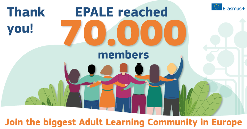 EPALE_ES's tweet photo. 🎉Hoy #EPALE ha llegado a los 70.000 miembros🎊

👏Gracias a todos los profesionales y organizaciones que se han unido a nuestra Comunidad durante estos 5 años! 

😊¿A que estas esperando? Únete a la comunidad más grande de #educaciondeadultos de Europa

👉https://t.co/IQb68cSXwB https://t.co/jUhOtOWDl3