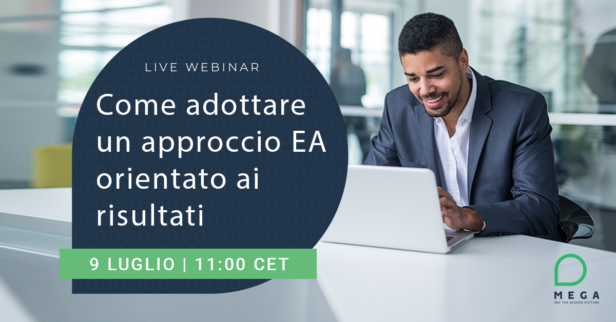 SAVE THE DATE: 📢 Giovedì 9 Luglio, ore 11:00 CET 
Unitevi a noi per un Live Webinar in inglese e venite a scoprire tutte le funzionalità di uno strumento EA orientato ai risultati di business: okt.to/52hgPD

#Hopex #EnterpriseArchitecture #pragmaticapproach #webinar