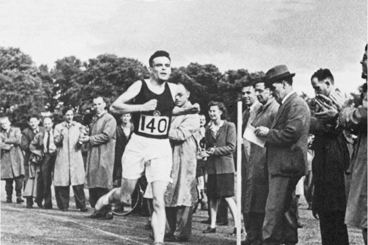 He joined running clubs and won several races. In 1948, his best marathon time was 2 hours 46 minutes 3 seconds, only 11 minutes slower than the Olympic winning time that year.During World War II, he occasionally ran the 40 miles between London and Bletchley Park for meetings
