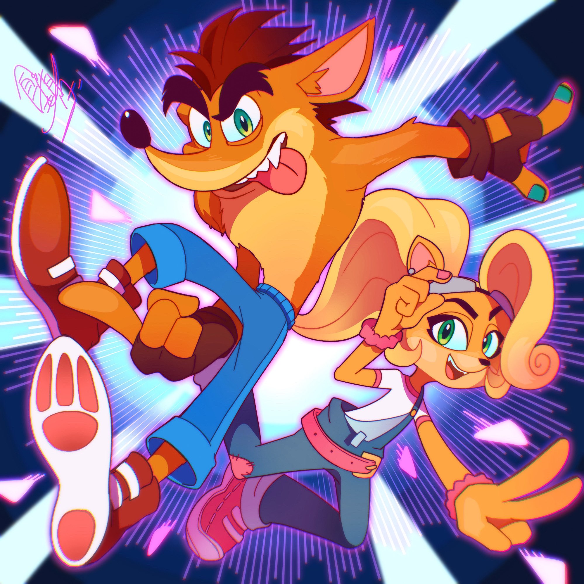 餅月モナ Mona 発売決定おめでとうございます Crashbandicoot Crash4 クラッシュバンディクー Crashbandicoot4itsabouttime Mnイラスト T Co 3raetxlblb Twitter
