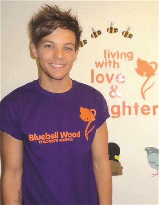 Louis is a patron of Bluebell Wood Childrens Hospice, which serves children and young adults with a shortened life expectancy. The hospice offers 24 hour care to children and allows the families who stay there to have a break and create memories together with their children.