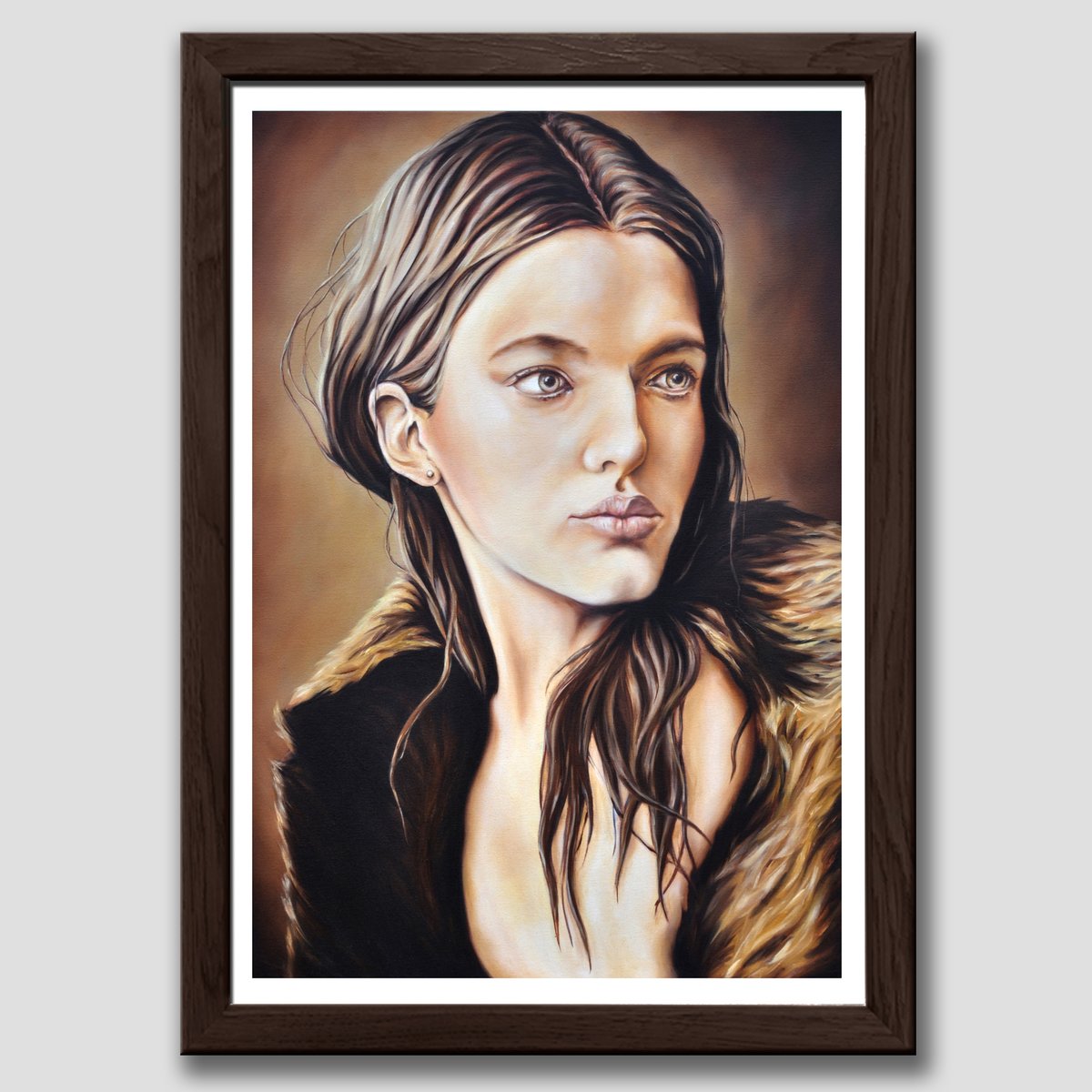 Salma. Limited Edition Print; Poster; Mullo Art, From original by MulloArt etsy.me/2Z1YHFq via <a href="/Etsy/">Etsy</a> 
#Print #contemporaryart #arte #oilpainting   #buyart #LimitedEdition #portrait #portraiture #LimitedEdition #independentartist #artcollectors #Wallart #homedecor #Art