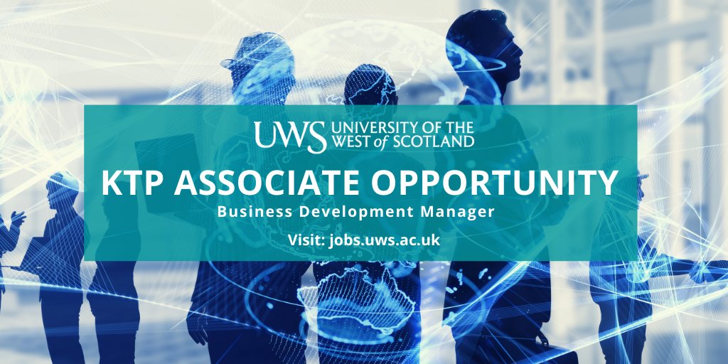 UWS_CPD's tweet photo. We are currently searching for a graduate to take on a 30 month KTP project as a Business Development Manager. 

To find out more &amp; apply for this role, visit: https://t.co/FIkDf0tzWK

#GraduateJobs #GradJob #KTPAssociate #JobAlert #KTPOpportunity #BusinessGraduate https://t.co/ORuZjAa4ZQ