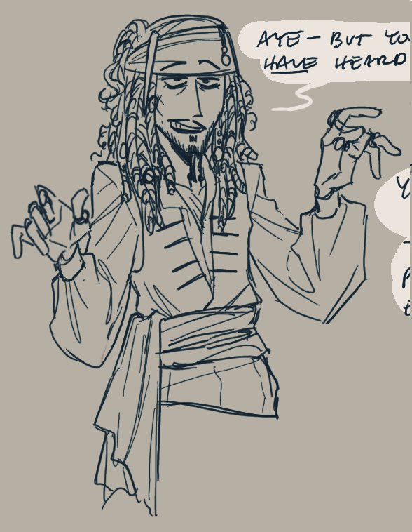 Been thinking about potc so i had to draw he... 
#PiratesoftheCaribbean #potc #fanart 