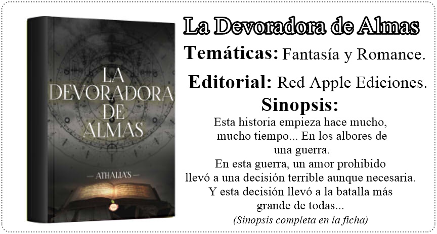 📚Comenzamos como autopublicadas con nuestra primera novela Lazos de Sangre. Después de eso hemos autopublicado varias obras más, y también hemos publicado por editorial, como por ejemplo La Devoradora de Almas con <a href="/RedAppleEd/">Red Apple Ediciones</a>