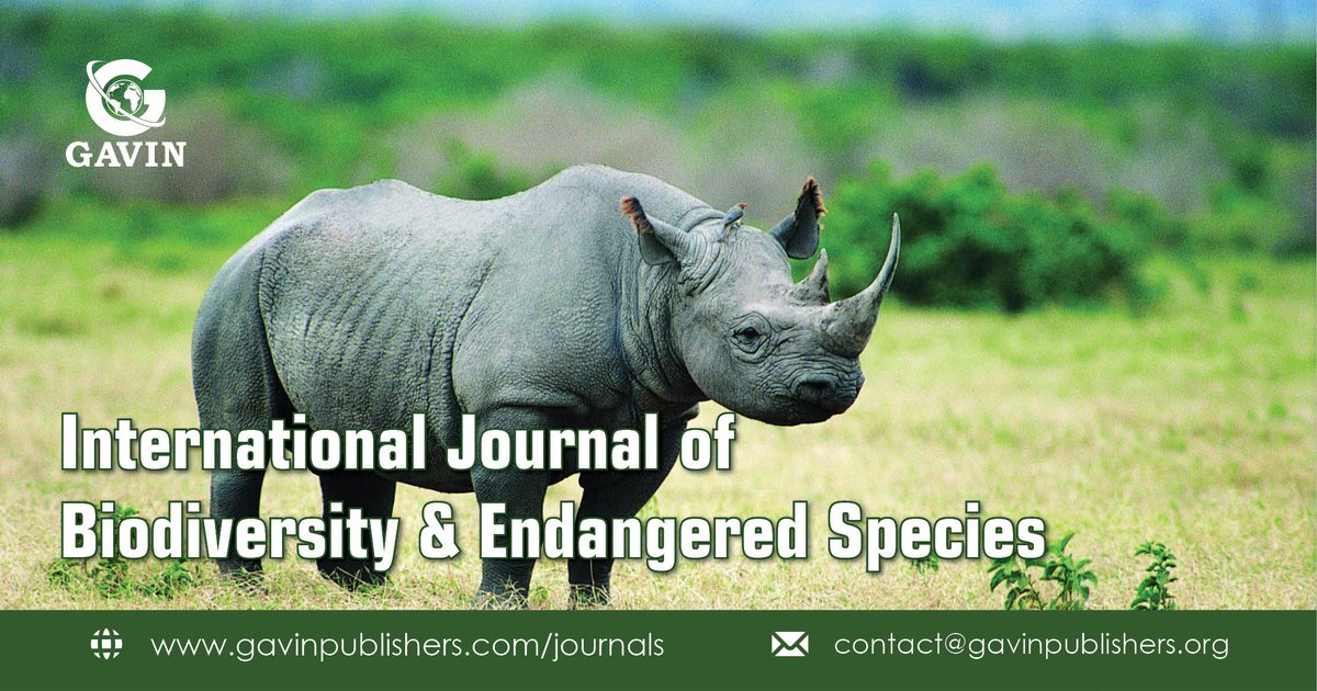 #International #Journal of #Biodiversity &amp; #Endangered Species is an #international scholarly #peer #reviewed, #multidisciplinary, #open #access journal.

For More Details Visit Us:gavinpublishers.com/journals
Conatct Us:+1-630-397-0234