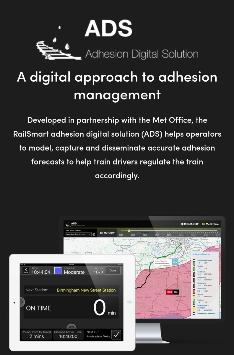 3Squared's tweet photo. The aim: to deliver a seasonally agnostic railway
The solution: to power innovation through data
We would actively welcome potential collaboration, co-trails etc to widen the reach and aggregate potential of ADS
#RSSBadhere #railsmart https://t.co/T16w9PB4Zu