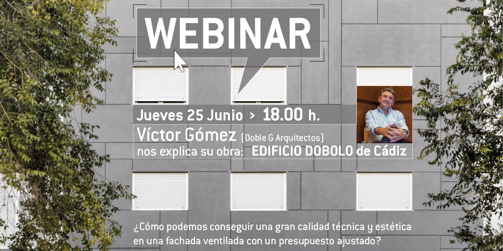 aparejastur's tweet image. No te pierdas el jueves 25, a las 18:00 h la #webinar que organiza  #EQUITONE sobre la fachada ventilada a través de la obra de Doble G Arquitectos.
 
👉 ow.ly/GRfF50Afg15