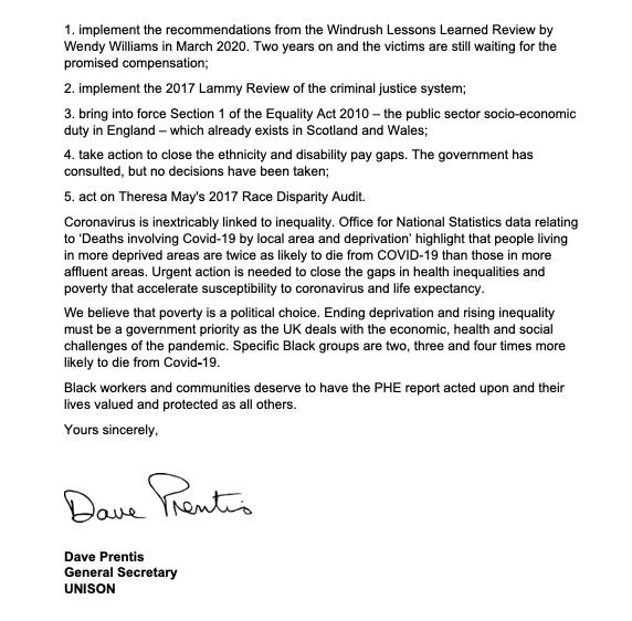 Dave Prentis tweet media