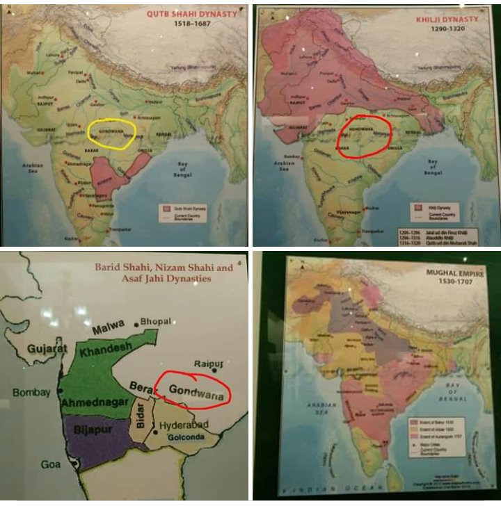 #साथियो
जयगोंडवाना
हैदराबाद के सलार जंग म्यूजियम में इंडिया का मानचित्र जिसमें #गोंडवाना अंकित है...