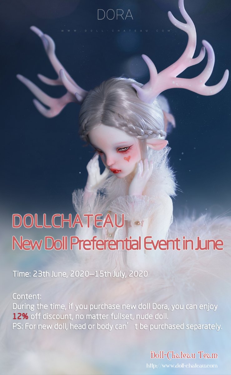 DollChateau's tweet photo. とても幸せな、新しい人形ドラと特別イベントが本日始まります。 #bjd #bjddoll #balljointeddoll #doll #dollchateau #dcdoll #dollchateau #dcstore #bjdsale #dollsale #bjdphotography #dollphotography #bjdvideo https://t.co/u0jPZ03ldo