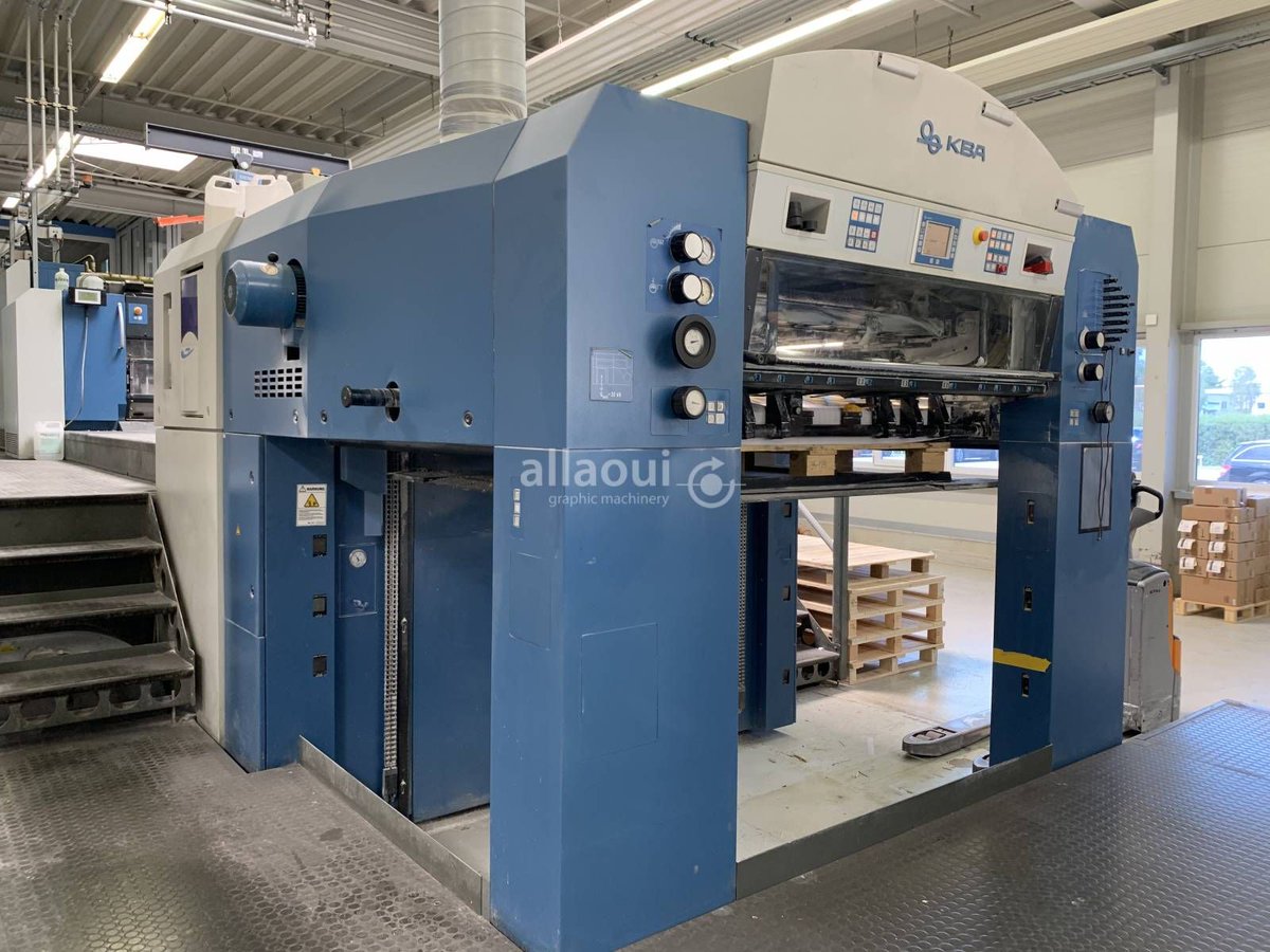 AllaouiGraphics's tweet photo. Don't miss our #KBA Rapida 142-4+L FAPC!
This #printing machine is in production and ready for inspection. It is equipped with an extended high pile delivery, Full Automatic Plate Change, #ColorTronic, and KBA Rapid Dry IR-Hot air system!
More details => https://t.co/pdG09JItku https://t.co/YaaA8BmZ2c