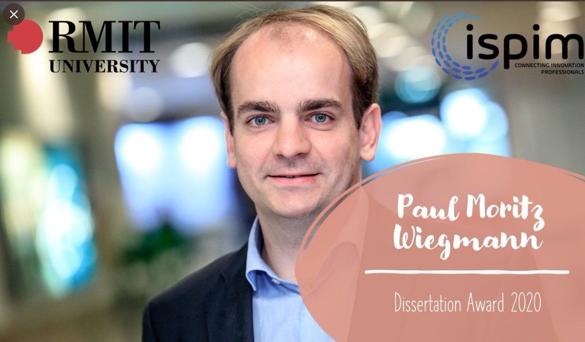 OpenInnoTrain's tweet photo. .@RMIT was the academic supporter of the #ISPIM Best #Innovation #Management Dissertation Award, given on 7 June. @AnnLaureMention was part of the jury who decided to recognise Paul Moritz as the winner of this award.
https://t.co/nkkSEPkqIn #OpenInnoTrain @ispim #ISPIMVirtual https://t.co/ewaX6QPLbi