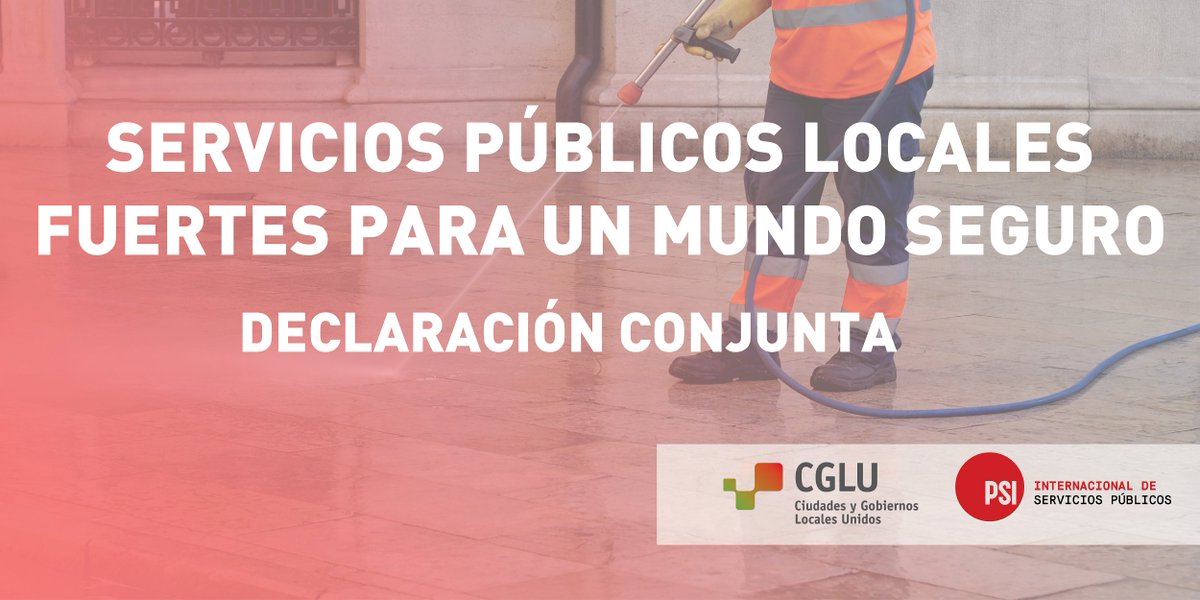 PSIglobalunion's tweet photo. #BeyondTheOutbreak Escuchar a las trabajadoras de los GLR y entablar un diálogo estructural con sus organizaciones y sindicatos es clave para enfrentar la crisis
👇
Lea la declaración de @uclg_org y @PSIglobalunion para el #DíaDeLaAdministraciónPública
🔗https://t.co/Lfvp7r1O65 https://t.co/fvt1tsP3JJ