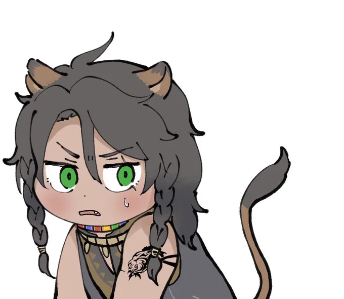ようやくタトゥーを頑張ってちゃんと描いて素材登録したんだけど他がポンコツなせいでタトゥーだけめっちゃ浮いて見える 