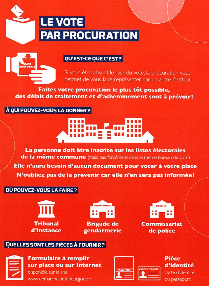 MairieSay78's tweet photo. Elections municipales du 28 juin

Le vote par procuration : mode d'emploi

Les procurations établies pour le 22 mars restent valables pour le 28 juin. https://t.co/gpd7mnoiZF