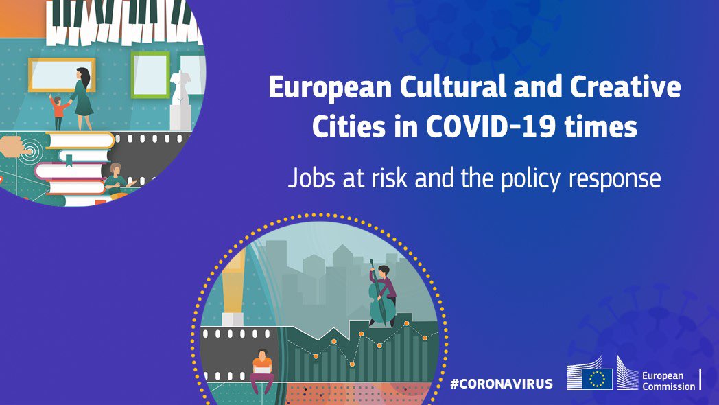 stephen_quest's tweet photo. How will the #coronavirus pandemic affect #EUCreativeCities?
Read the @EU_ScienceHub report on:
👉Most exposed cities, based on pre-COVID19 evidence
👉Policy actions to maintain cultural jobs and promote local tourism
https://t.co/Q5t8ogQgdc https://t.co/c3V1TeAEjj