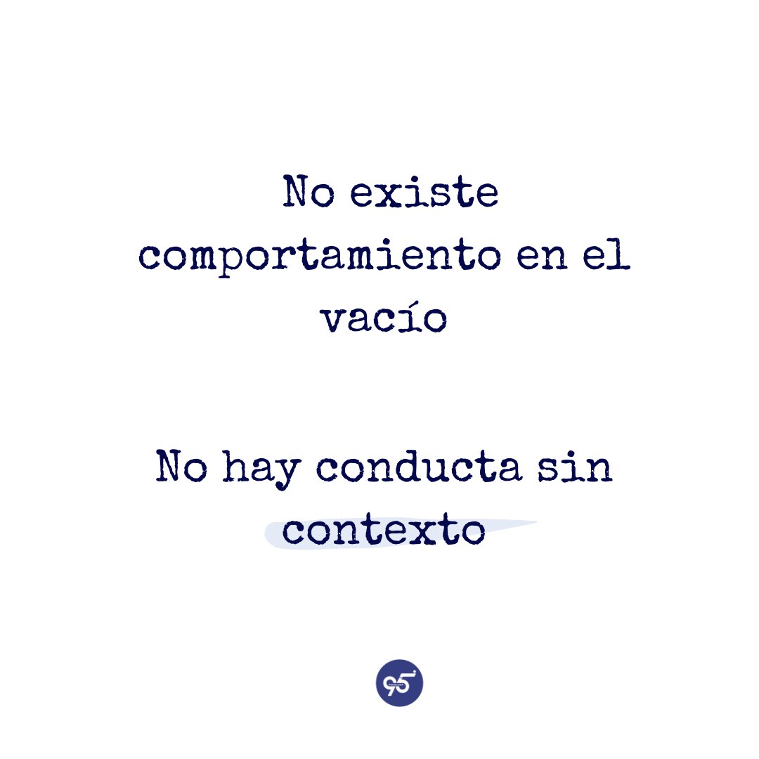 95gradospsico's tweet photo. 🌡Si atribuimos la causa de una “conducta problemática” exclusivamente a una propiedad interna de la persona, estamos cometiendo un grave error.⁣⁣

⁣⁣🌡Caemos en el reduccionismo de poner el foco únicamente en la persona, descuidando el papel del #contexto. https://t.co/fMZtnG4pHD