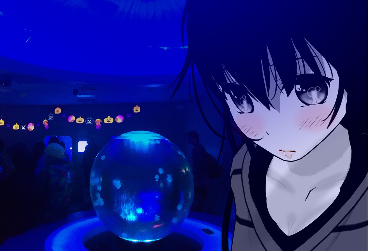 なおさん Kindle版イラスト集 おソノさん本配信中 江ノ島編 その12 機械遺産 に認定 有人潜水調査船 しんかい00 の実物展示 プロジェクションマッピング と クラゲ の共演が幻想的な クラゲ ファンタジーホール イルカ