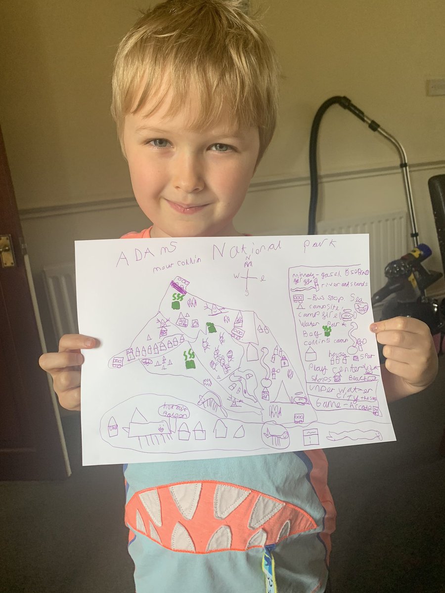 Adam very much enjoyed learning about Kenya’s national parks and game reserves today - especially designing his own national park <a href="/Y2Mrsa/">MrsA-Y2</a>