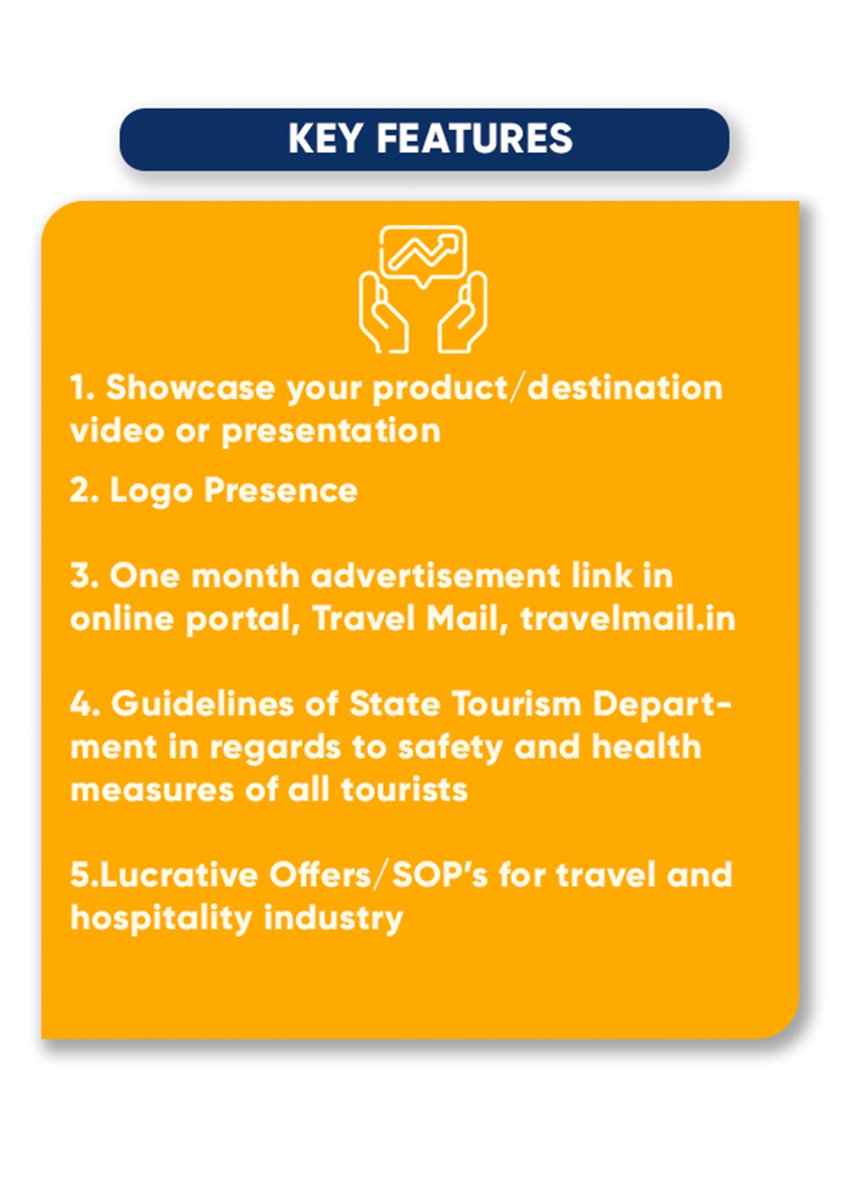 indiatravelmart's tweet photo. BHARAT DEKHO!
ICM GROUP Presents E - Tourism Summit on 3rd July 2020 with the sole purpose to Boost Domestic Tourism!
Hear from Industry's Top Experts to Grow Tourism.
Watch it LIVE on 3rd July!
#ETOURISMSUMMIT2020
#BharatDekho
#ICMGROUP
#IndiaTravelMart https://t.co/sPnjfuSaMG