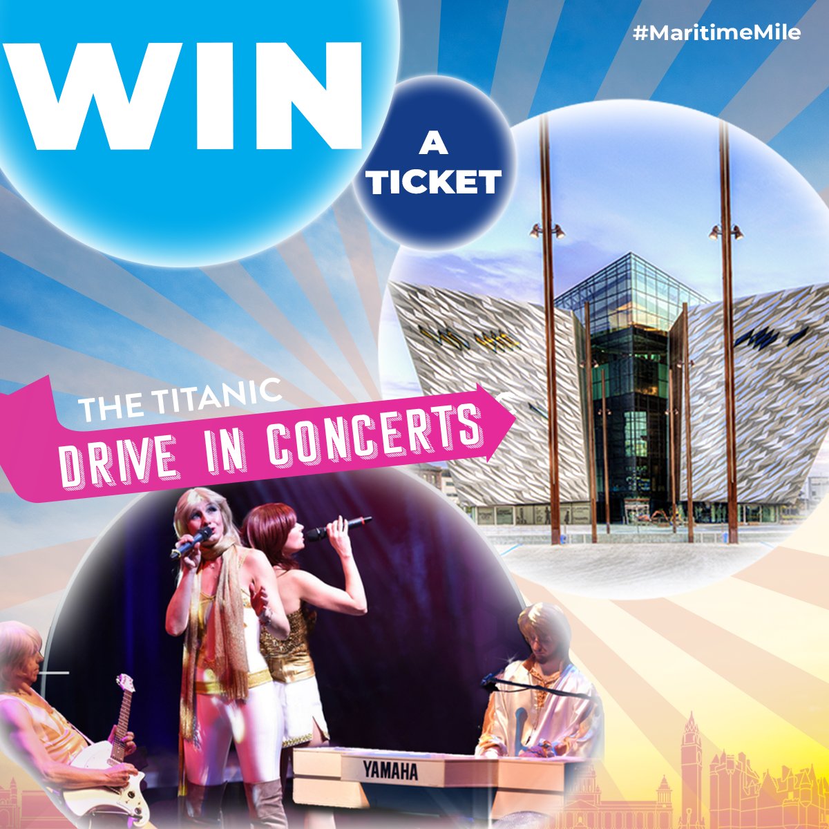 ✨ COMPETITION TIME ✨

#WIN a ticket to one of the TITANIC DRIVE IN CONCERTS on the Titanic Slipways!

We've got 5 tickets to giveaway to Drive In To Recreating Abba with The Bjorn Identity (Friday 3rd July @ 6pm)

👉 Click here to enter: bit.ly/3eqQDUZ

#TitanicDriveIn