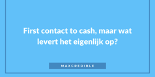 MaxCredibleNL's tweet photo. Met first contact to cash kunnen bedrijven aansturen op een snel proces en operationele kosten beteugelen. Maar wat levert het op? Een betere #cashflow, lagere operationele kosten, inzicht in winst en kosten en tot slot minder disputen en ontevredenheid op. #maxcredible https://t.co/joXy0pkmEl