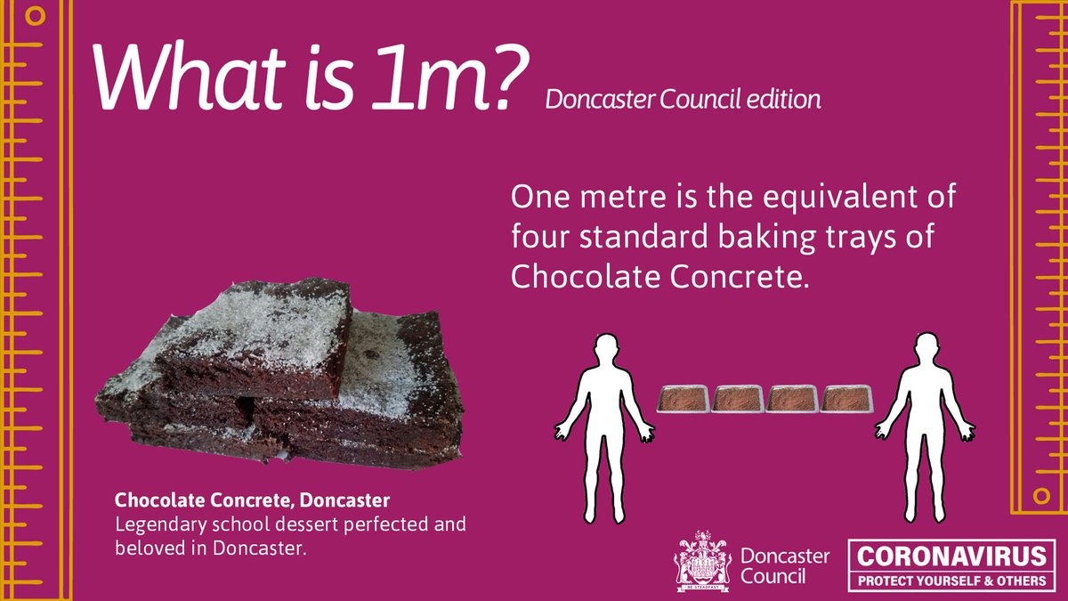 Anyone who grew up in Doncaster will know the undeniable glory of freshly-baked chocolate concrete and pink custard. Yes, really. Little did we think that four trays of this beautiful stuff could one day help us save lives.