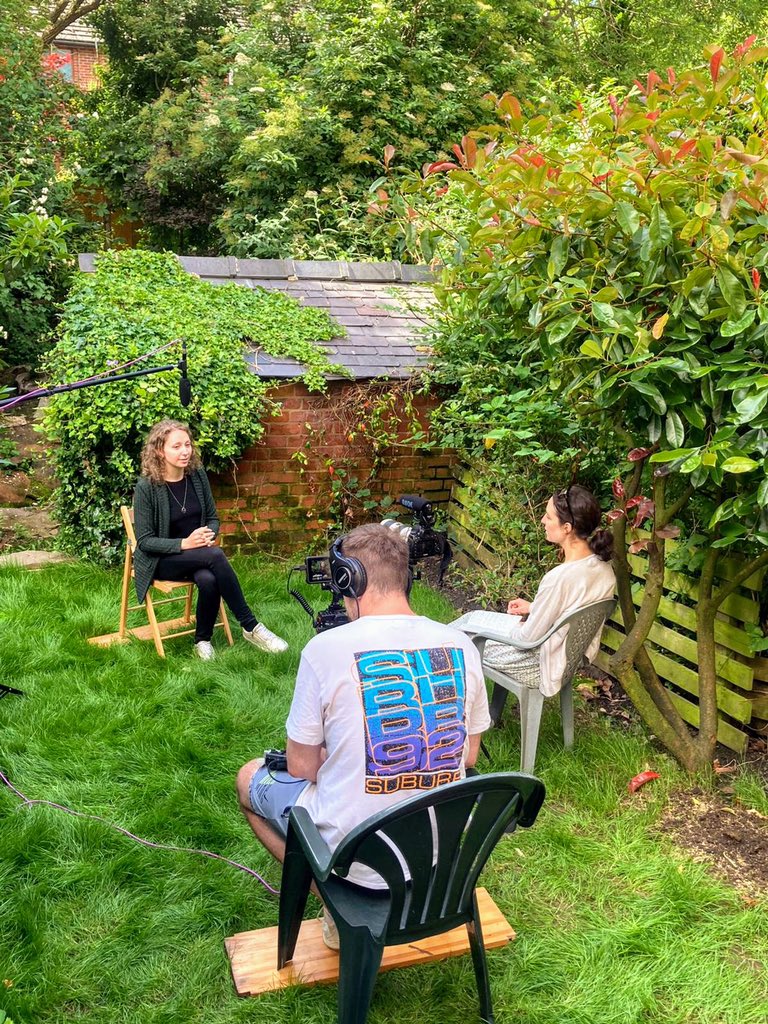 biosec_erc's tweet photo. 📽🎬 TAKE THREE! Back on location filming our themed videos with @gemma_thorpe @picturestorypro talking to   @tlappeosthege &amp; @HannahDCKNSN about #WildlifeTrafe in #European Species #caviar #Songbirds #EU https://t.co/fSTI7Oz6Ps
