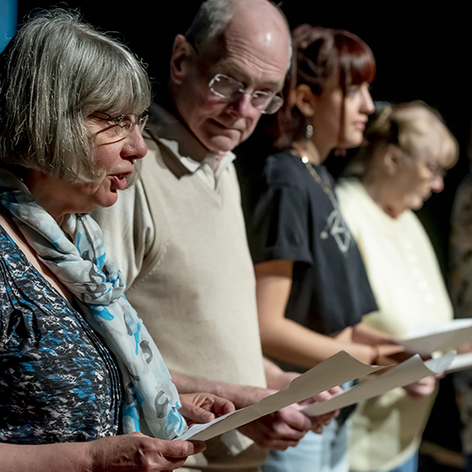 rxtheatre's tweet photo. Our next WE NEED TO TALK panel is on Wed at 11.30am &amp; asks...How has theatre opened up ways of staying connected for older people in our community during lockdown? Actor Wyllie Longmore is joined by Farrell Curran from @AgeofCreativity &amp; Elders Company Members #RXConnect https://t.co/b8HPnElsQi