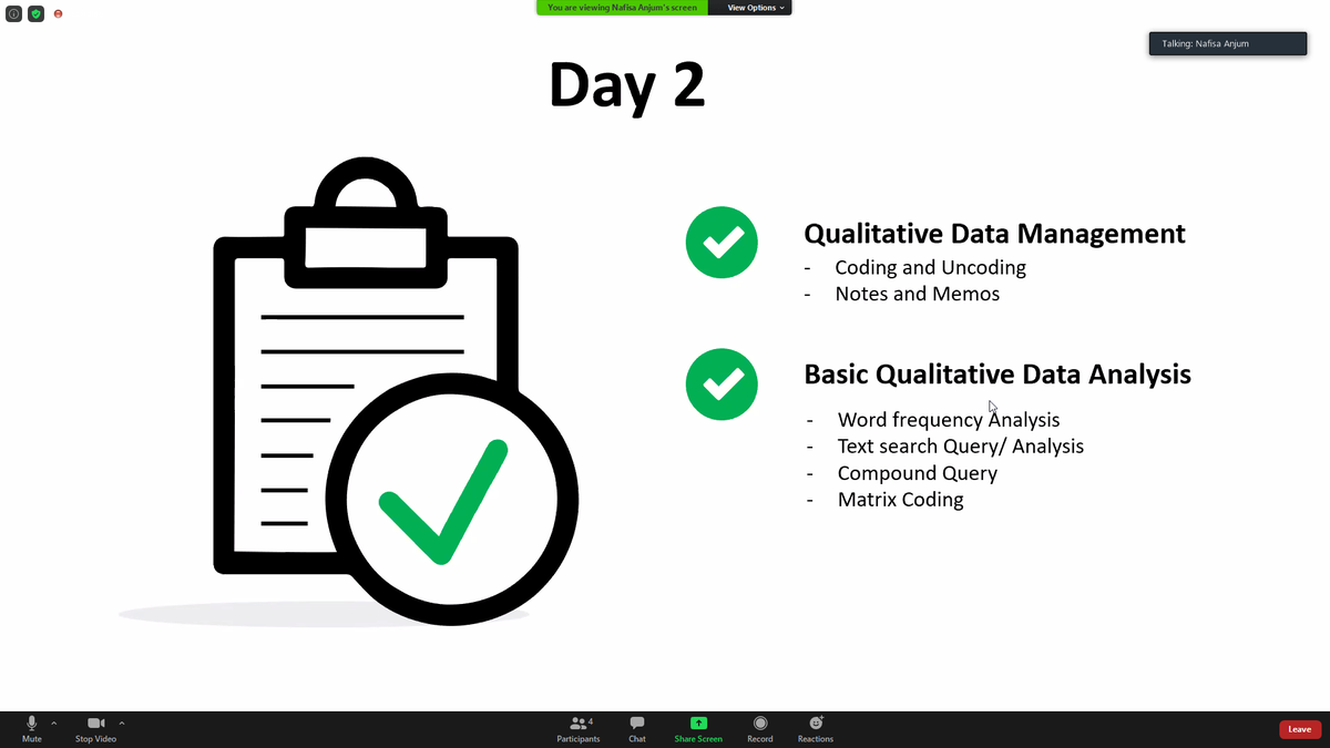 TafsirRehan's tweet photo. #NVivo training/session 2/ day 2/ @SHLC_BD 

New knowledge, new ideas in #DataAnalysis from @snafisaanjum. Great Job.

@SHLC_Cities @DrShilpiRoy @tsowgat @irfanshakilthe1 @N_T_Maria https://t.co/7BeWA8wgpY
