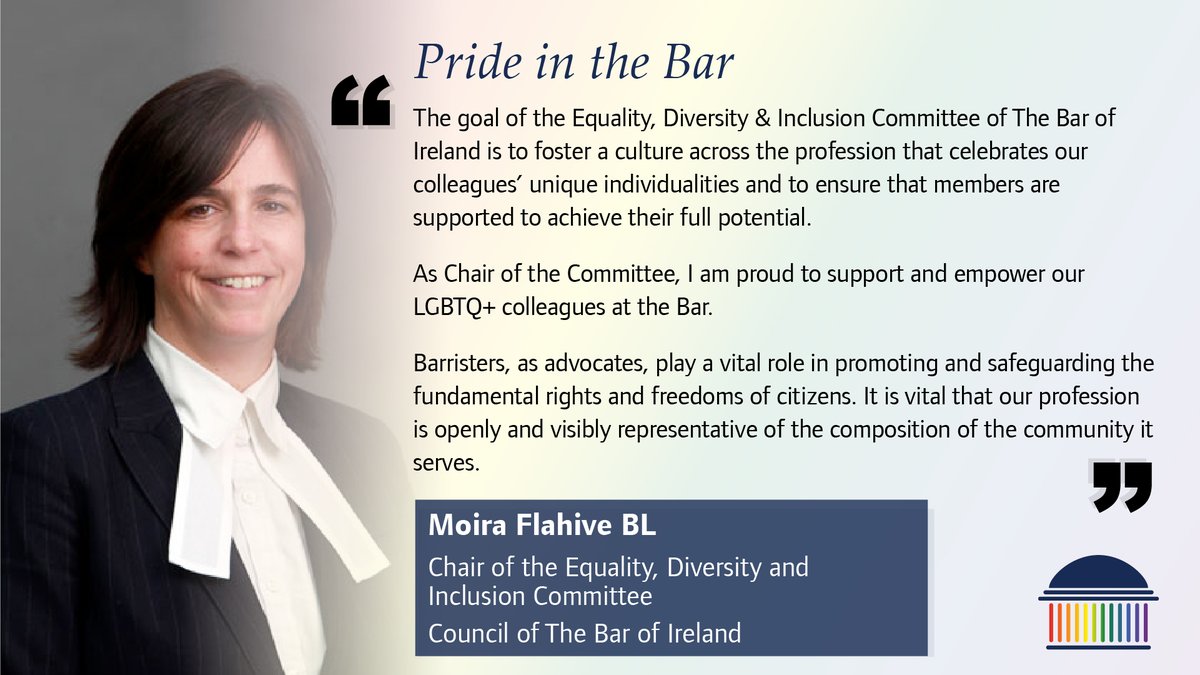 TheBarofIreland's tweet image. "It is vital that our profession is openly &amp;amp; visibly representative of the composition of the community it serves"