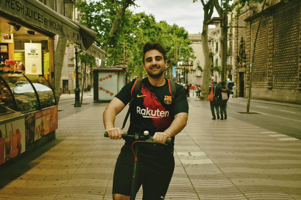 This tourist attraction usually very busy and packed, continued for weeks and wherever I went, locals were wearing their team jersey while enjoying the city as we never did before.  #OurRambla