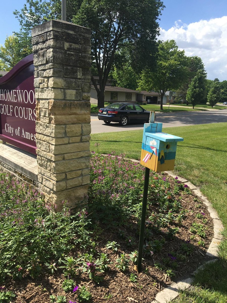City Of Ames On Twitter Last Spring After Ames Public Art Commission Had A Bird House Competition Ames Parks Rec Received Several Houses For Installation In Local Parks We Ve Got Some