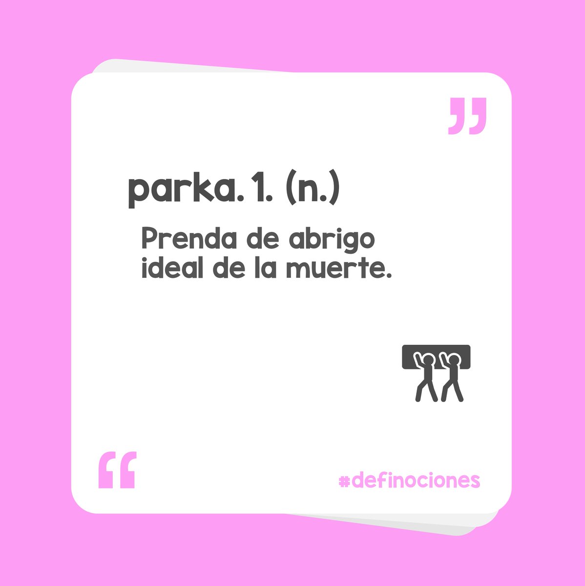 alberzeal's tweet photo. parka. 1. (n.) https://t.co/0gfeIKF69m