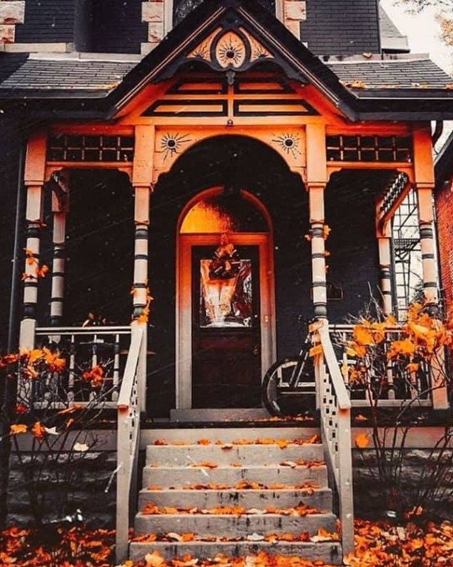 Victorian House in Autumn