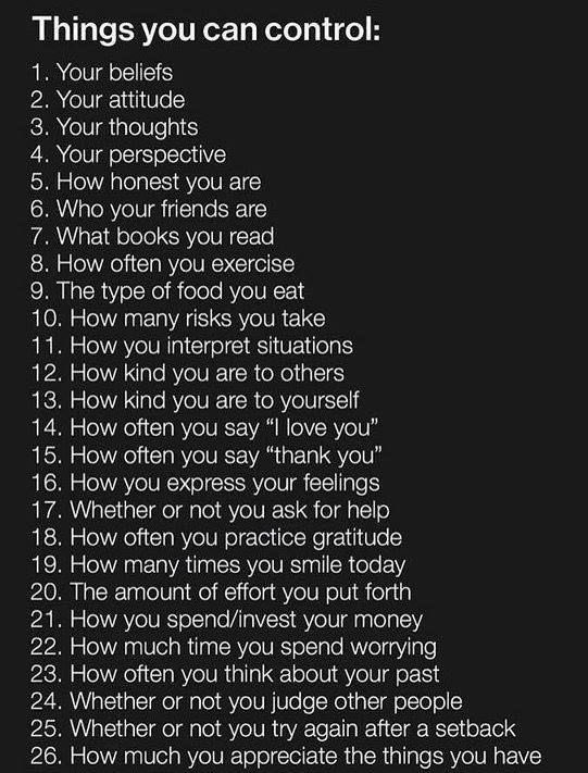 DrP_Principal's tweet photo. Things you can control. Thoughts? https://t.co/SPiUtsDgi2