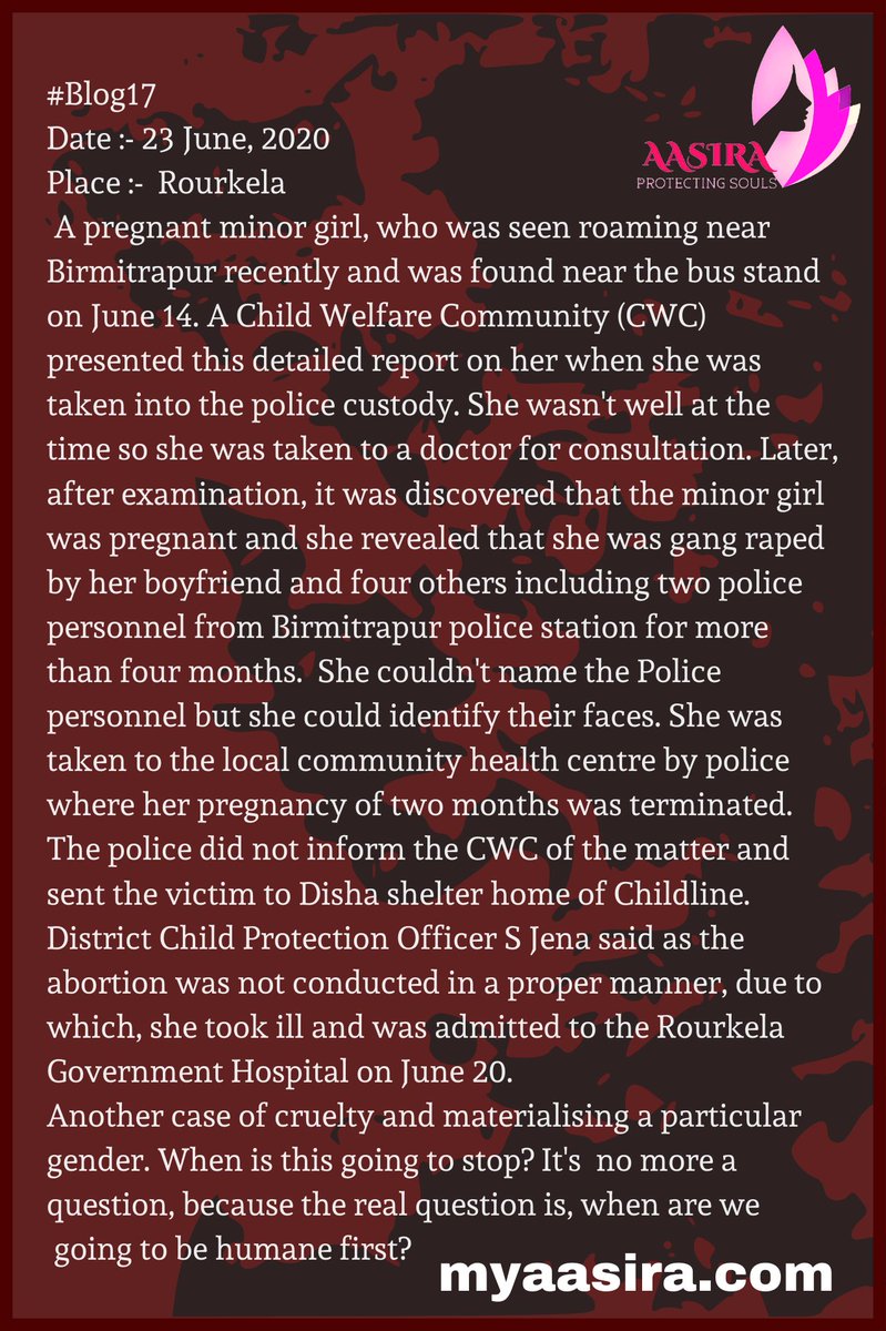 AASIRA20's tweet photo. #Blog17
Another case of cruelty and materialising a particular gender. When is this going to stop? It's no more a question, because the real question is, when are we going to be humane first?
.
.
. https://t.co/stq2kudgdr