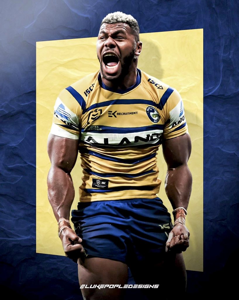 lukepopledesign's tweet photo. Maika Sivo has been a absolute BEAST on the wing for the @theparraeels !! https://t.co/fAjD8nlZDr