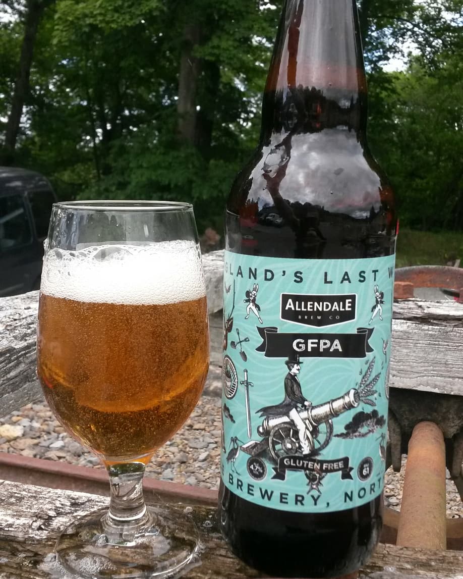 ‘Fresh pine aroma gives way to bold tropical fruit flavours with a lingering bitter finish’ our refreshing gluten free pale GFPA is available again in bottle via our online shop.

Also available in 5l mini-kegs (nationwide delivery) and 10l polypin boxes for local delivery only