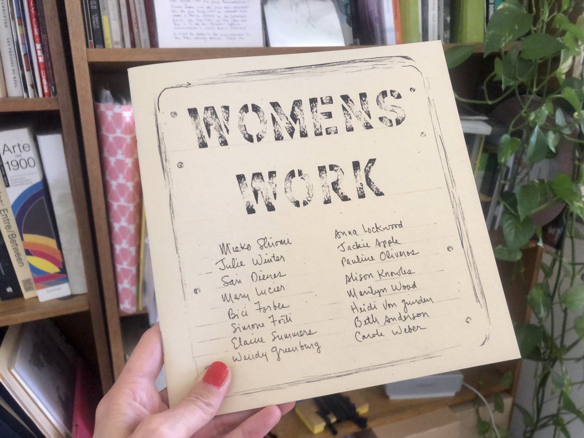 elenabiserna's tweet photo. I’m the happy owner of one copy of Womens Work 💕💞💕@Primary_Info. Thanks @jezrileyfrench #textscore https://t.co/3gPqyRZ2Me