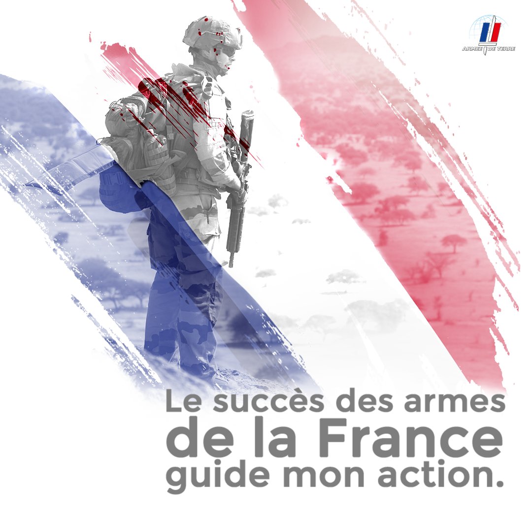 armeedeTerre's tweet photo. #MonCodeDHonneur 10/10 🇫🇷 Que vous inspire le 10e article du nouveau Code d'honneur du soldat français ? "Le succès des armes de la France guide mon action."
Retrouvez tous les détails ici 👉https://t.co/HPVcHTeAlK https://t.co/FUrkD7ZI62